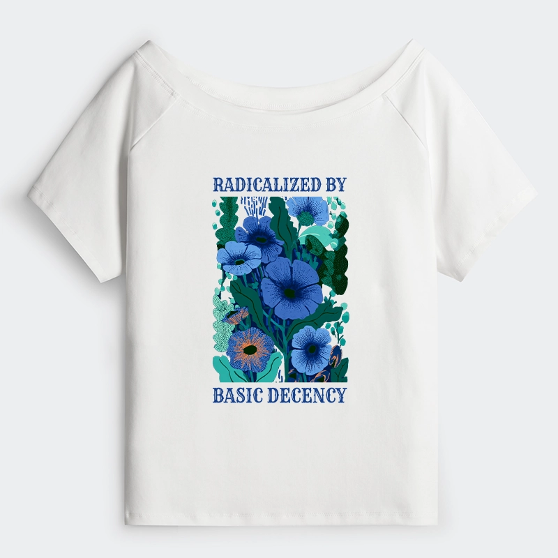 Tokyo-Tiger Pure Radicalism Off Shoulder T-Shirt