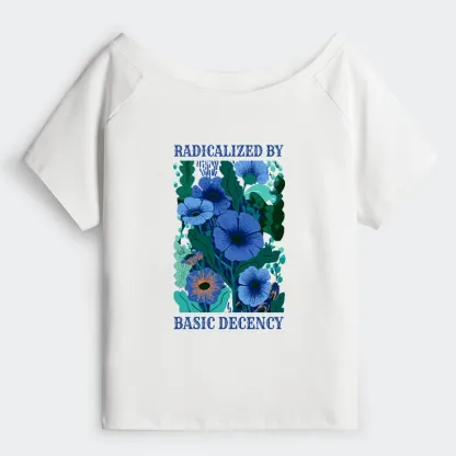 Tokyo-Tiger Pure Radicalism Off Shoulder T-Shirt