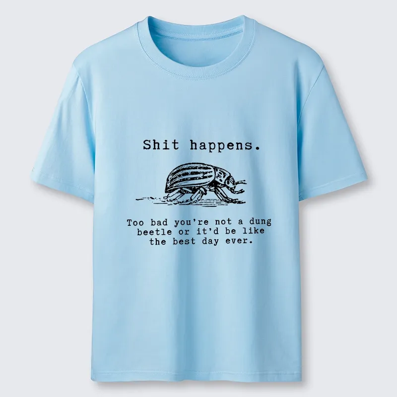 Tokyo-Tiger Funny Dung Beetle Life Philosophy Classic T-Shirt