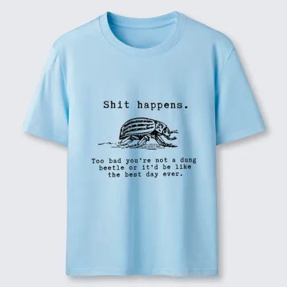 Tokyo-Tiger Funny Dung Beetle Life Philosophy Classic T-Shirt