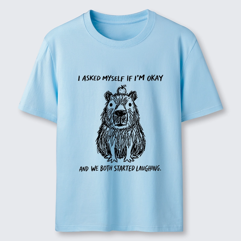 Tokyo-Tiger The Line Capybara：I Asked Myself If I'm Okay Classic T-Shirt