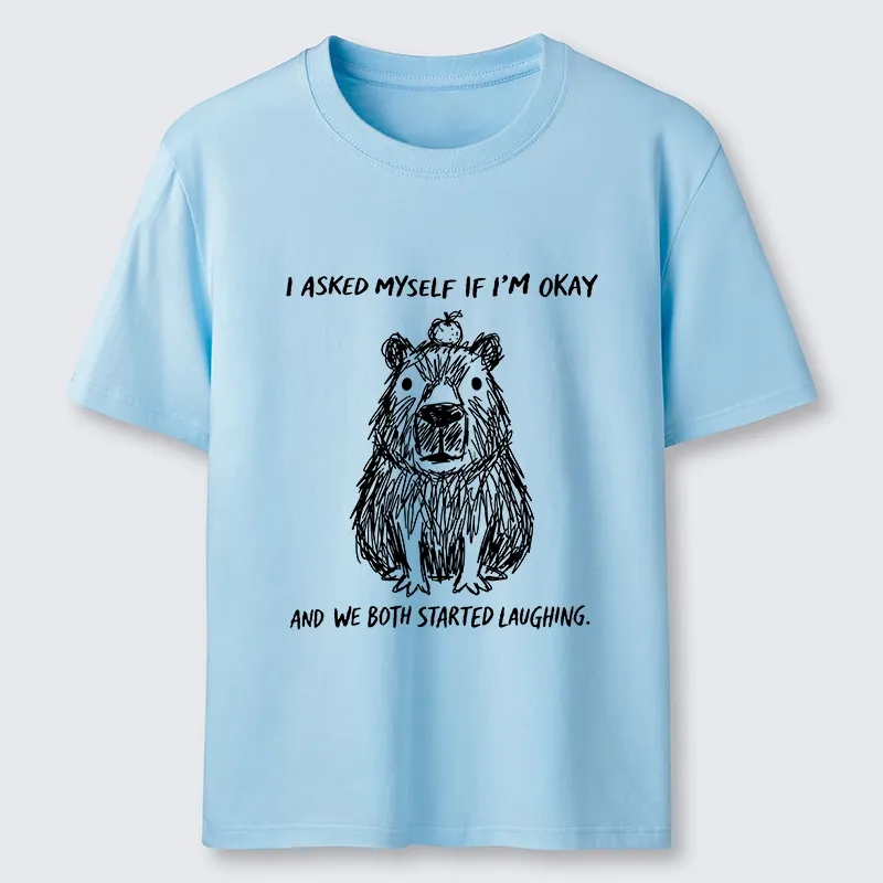 Tokyo-Tiger The Line Capybara：I Asked Myself If I'm Okay Classic T-Shirt