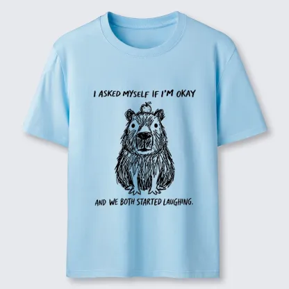 Tokyo-Tiger The Line Capybara：I Asked Myself If I'm Okay Classic T-Shirt