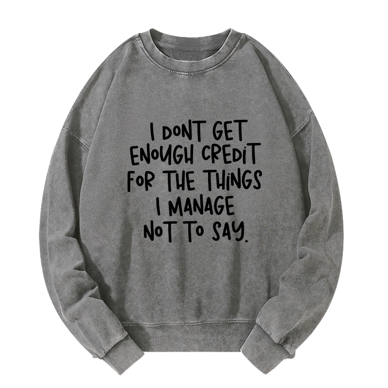Tokyo-Tiger Saying No Is A Superpower Washed Sweatshirt