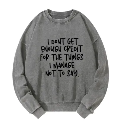 Tokyo-Tiger Saying No Is A Superpower Washed Sweatshirt