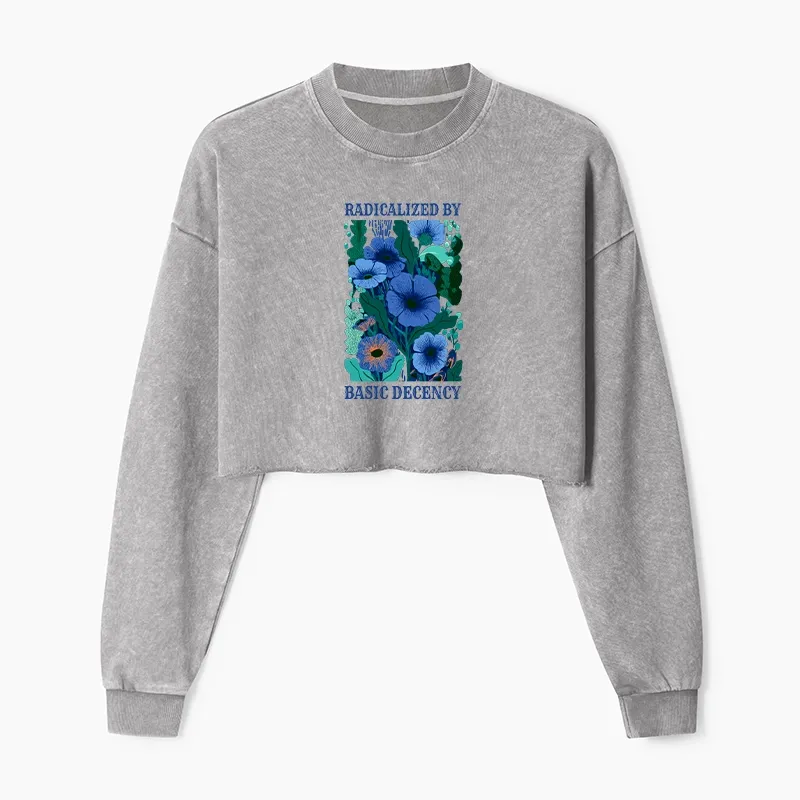 Tokyo-Tiger Pure Radicalism Washed Crop Sweatshirt Sale