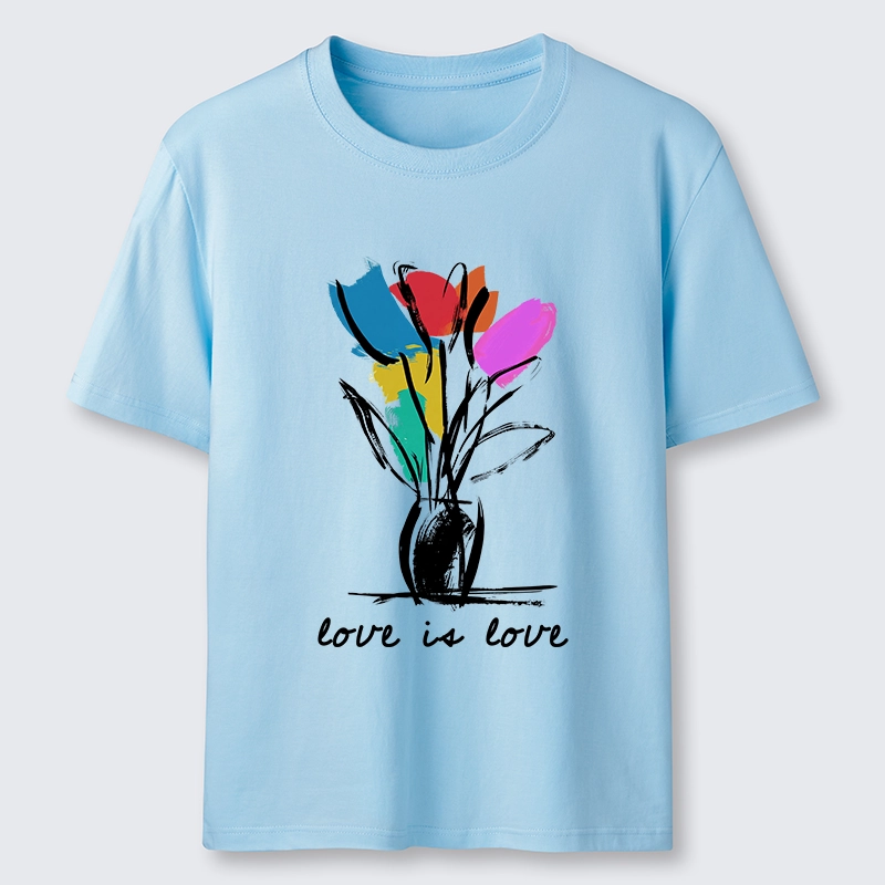 Tokyo-Tiger Pride Tulip Love Is Love Classic T-Shirt