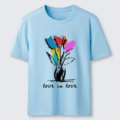 Tokyo-Tiger Pride Tulip Love Is Love Classic T-Shirt