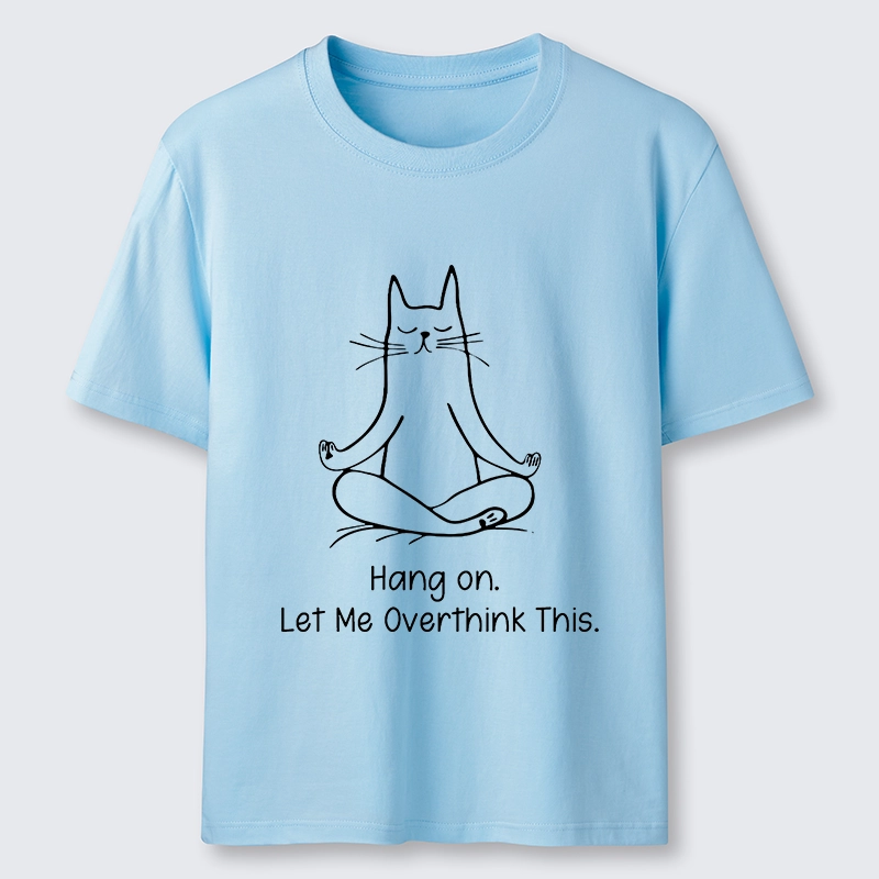 Tokyo-Tiger Meditating Cat Overthinking Vibe Classic T-Shirt