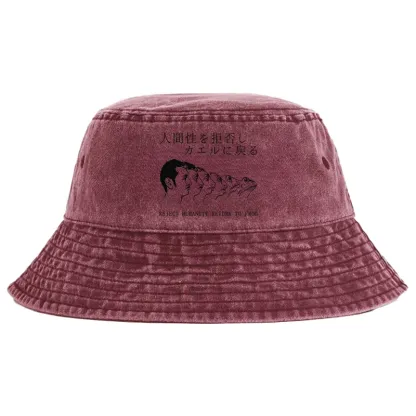 Tokyo-Tiger Return To Frog Washed Bucket Hat