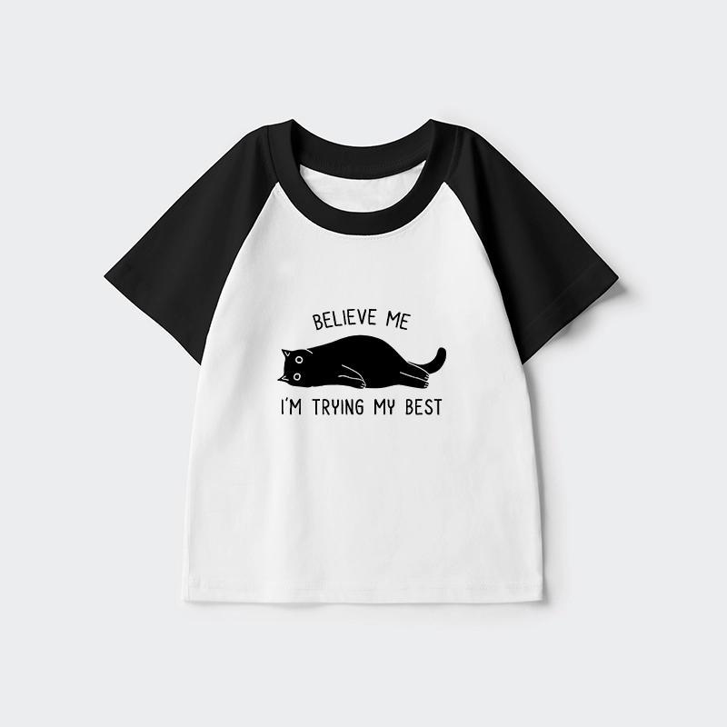 Tokyo-Tiger When Life Is Hard Nap First Kids Raglan T-shirt