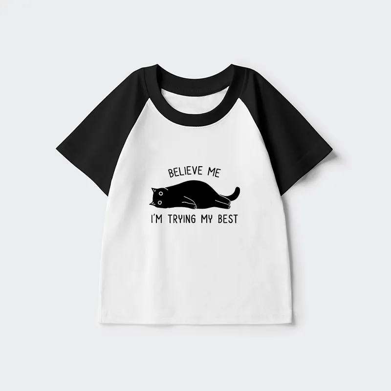 Tokyo-Tiger When Life Is Hard Nap First Kids Raglan T-shirt