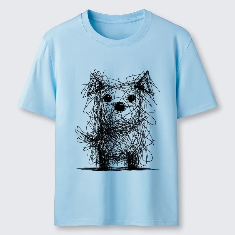 Tokyo-Tiger Scruffy Dog Chaos Art Classic T-Shirt