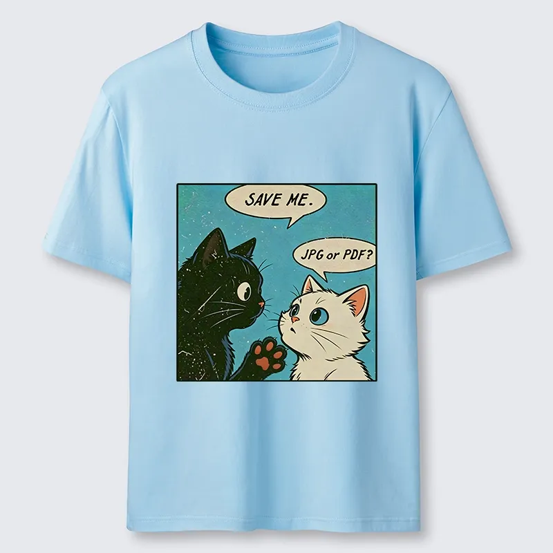 Tokyo-Tiger Black White Cat Office Meme Classic T-Shirt