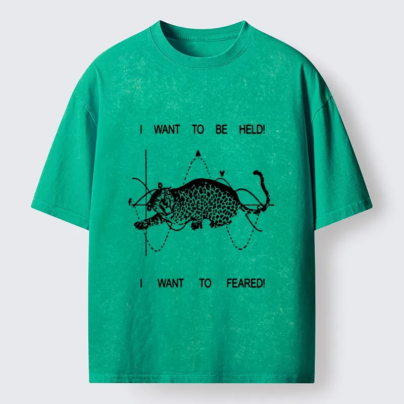 Tokyo-Tiger Relatable Cat Contradiction Meme Washed T-Shirt