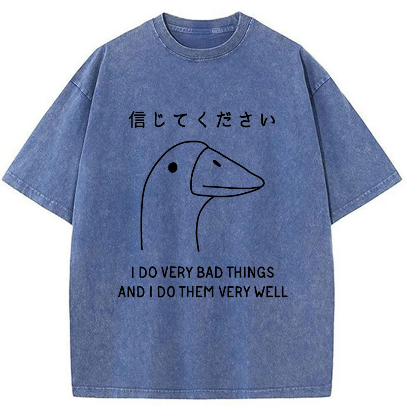 Tokyo-Tiger Please Trust Me Washed T-Shirt