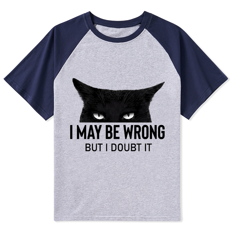 Tokyo-Tiger Confident Cat Attitude Meme Raglan T-shirt