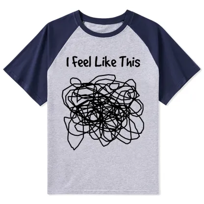 Tokyo-Tiger This Is How My Brain Feels Raglan T-shirt