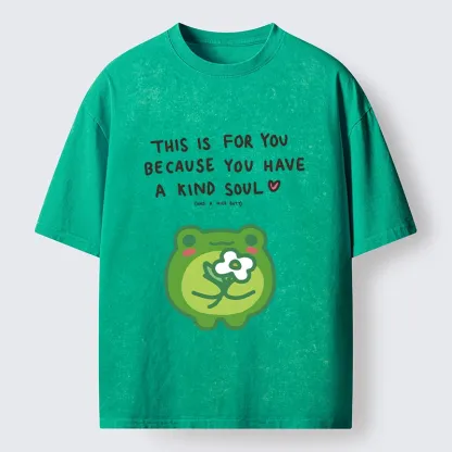 Tokyo-Tiger Cute Frog Has A Nice Gift Washed T-Shirt