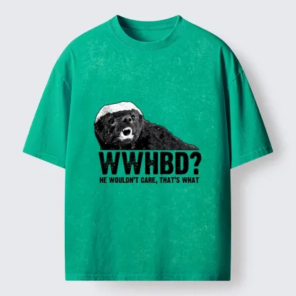 Tokyo-Tiger What Would Honey Badger Do Washed T-Shirt