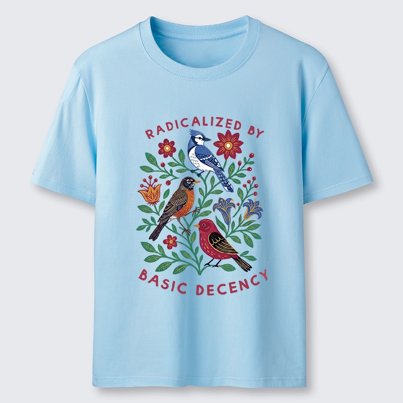 Tokyo-Tiger Birds Love Basic Decency Classic T-Shirt