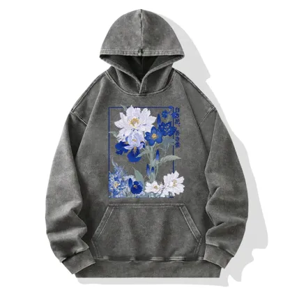 Tokyo-Tiger Blossoms Of The Firmament Washed Hoodie