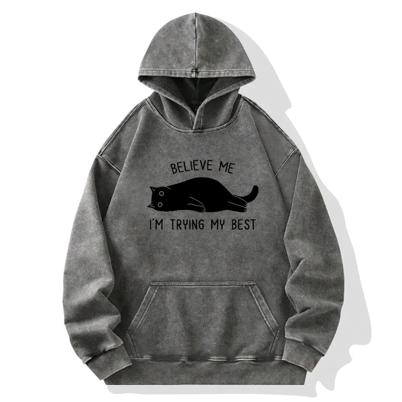 Tokyo-Tiger When Life Is Hard Nap First Washed Hoodie