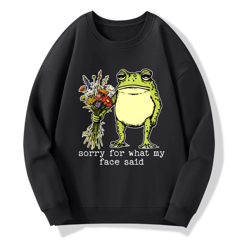 Tokyo-Tiger Frog Sorry Mode Activated Classic Sweatshirt