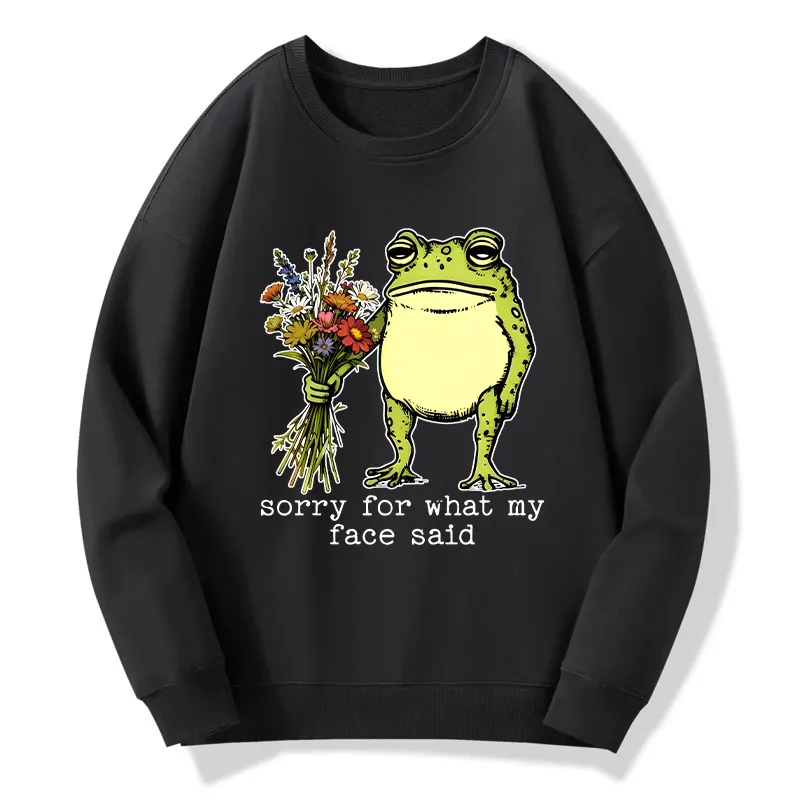 Tokyo-Tiger Frog Sorry Mode Activated Classic Sweatshirt