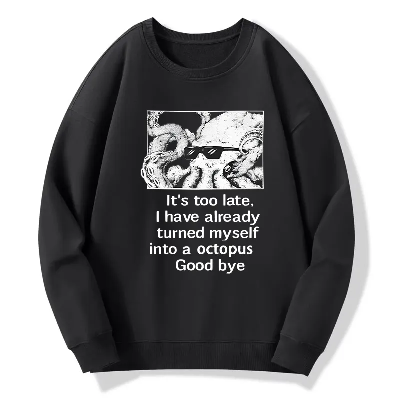 Tokyo-Tiger Octopus Meme I Disappeared Completely Classic Sweatshirt