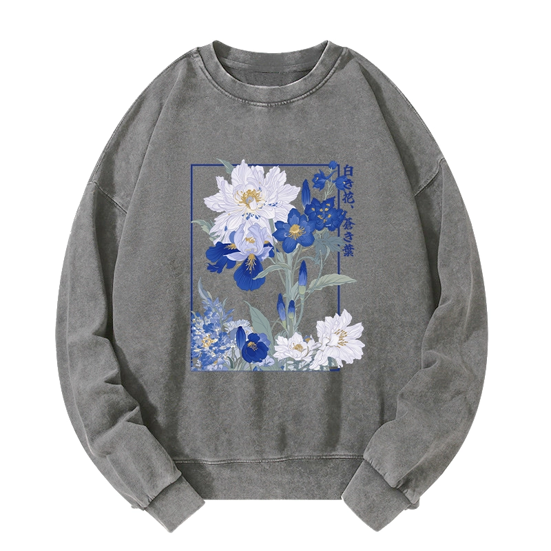 Tokyo-Tiger Blossoms Of The Firmament Washed Sweatshirt