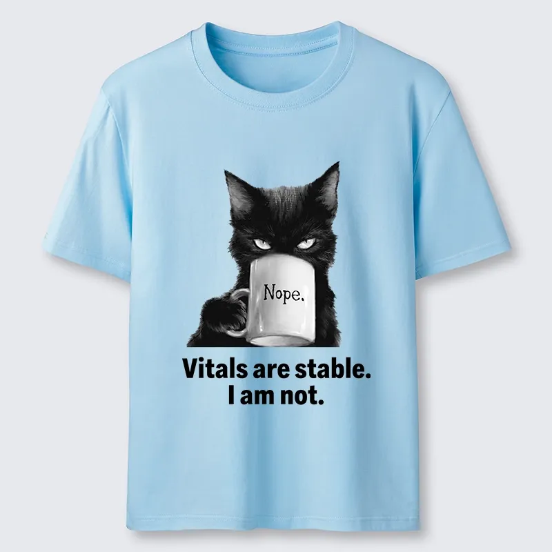 Tokyo-Tiger Grumpy Black Cat Coffee Meme Classic T-Shirt
