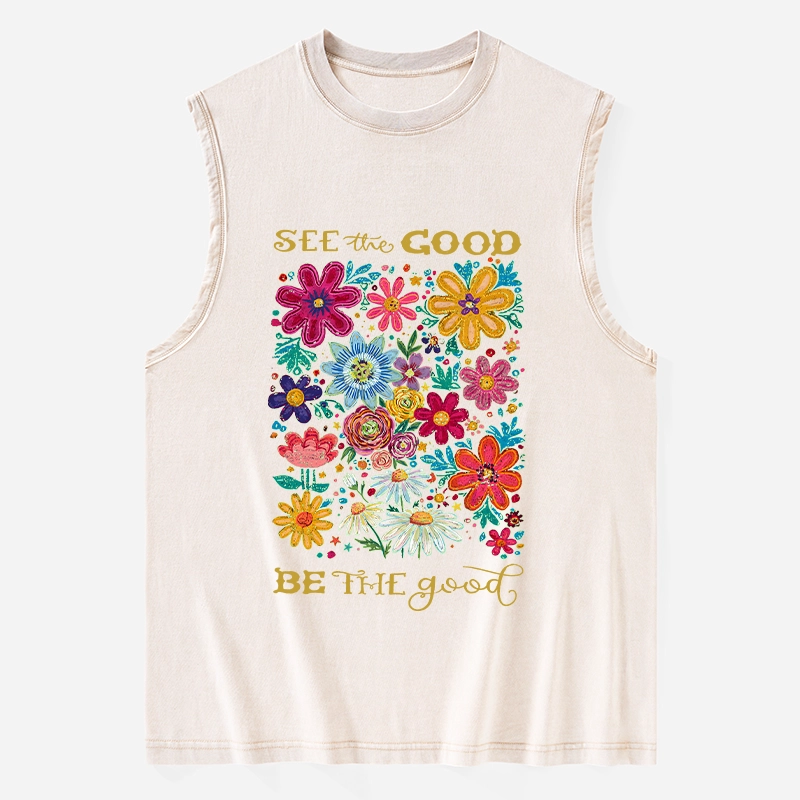 Tokyo-Tiger Flower：See The Good Be The Good Washed Tank