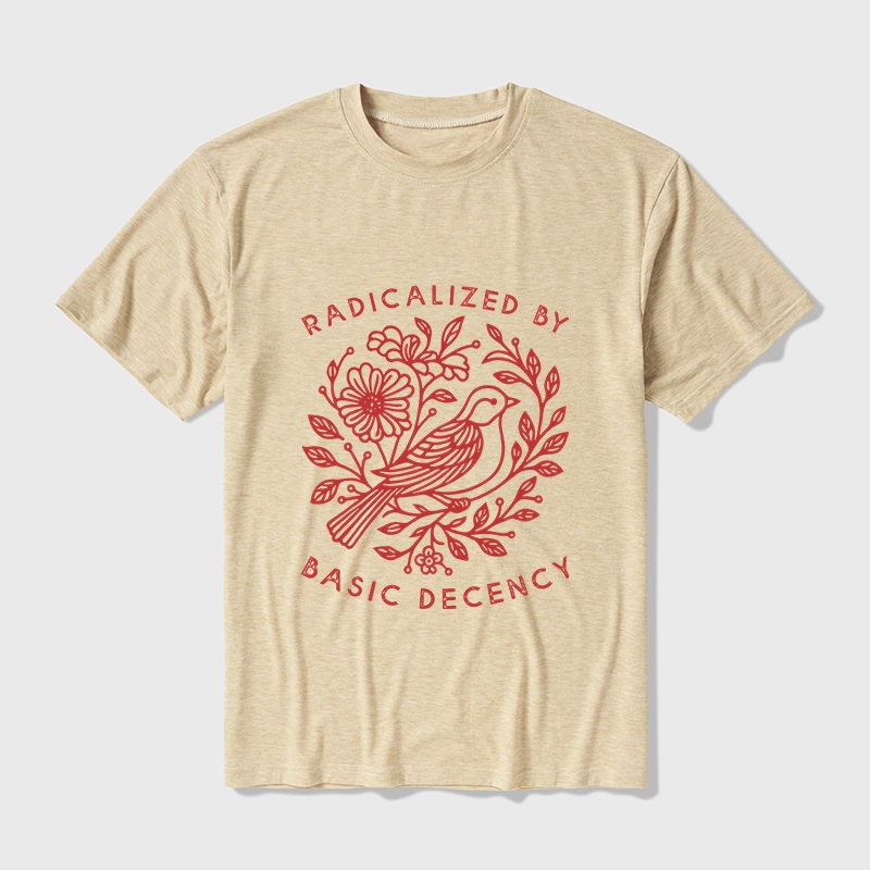 Tokyo-Tiger Pigeon That Was Moved Cotton Blend T-Shirt