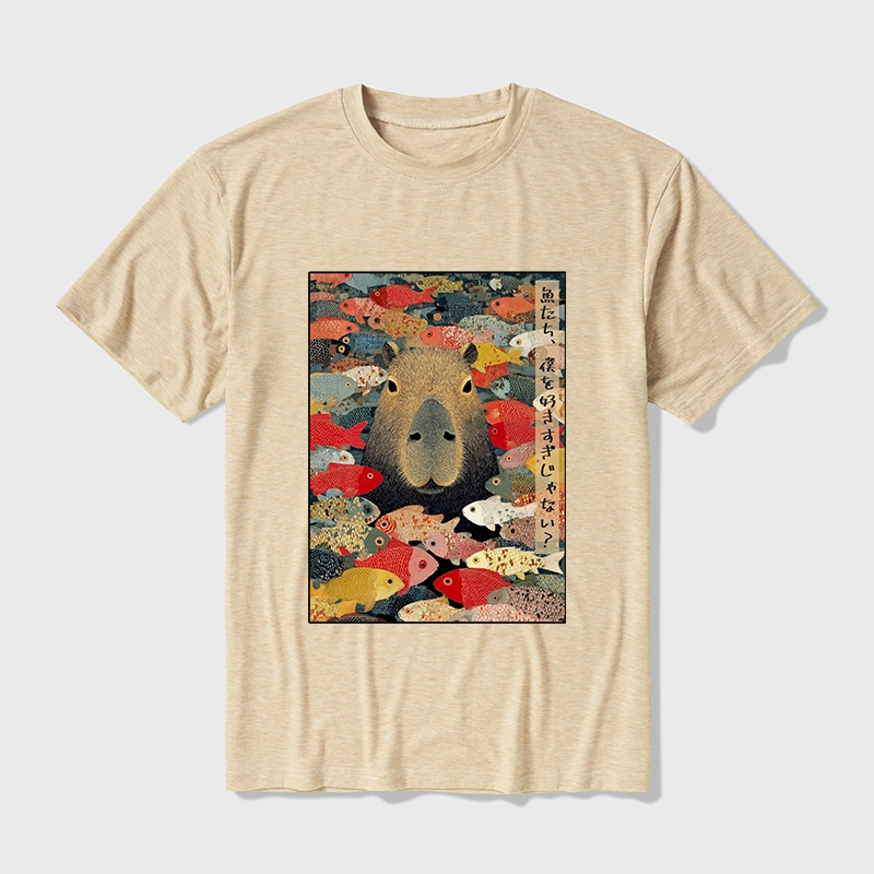 Tokyo-Tiger Am I Too Lovable? Cotton Blend T-Shirt