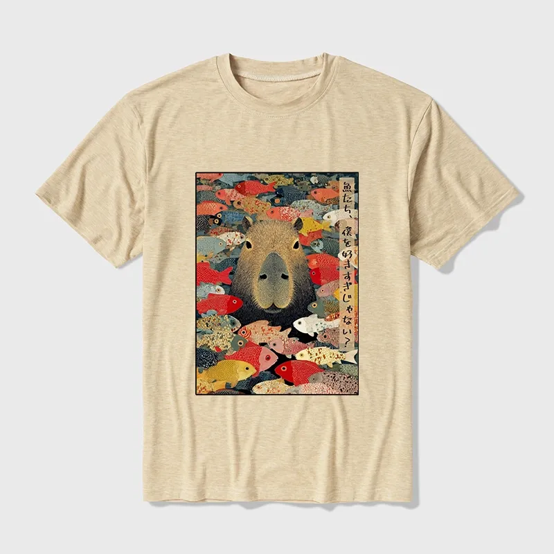 Tokyo-Tiger Am I Too Lovable? Cotton Blend T-Shirt