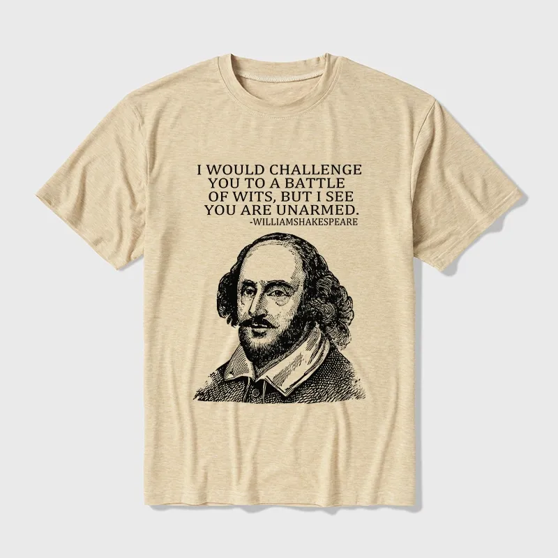 Tokyo-Tiger Your Intelligence Is Inferior To Mine Cotton Blend T-Shirt