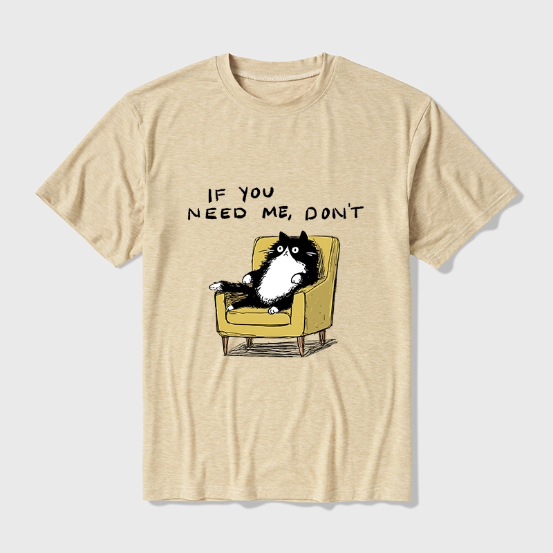 Tokyo-Tiger Unavailable Cat Cotton Blend T-Shirt