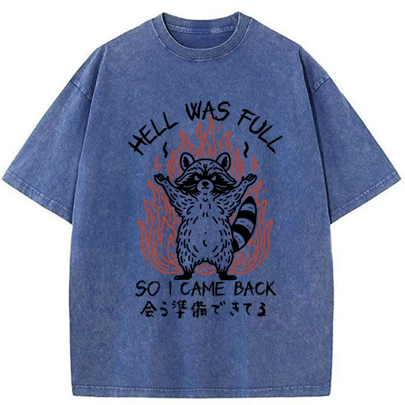 Tokyo-Tiger Hell Was Full Washed T-Shirt
