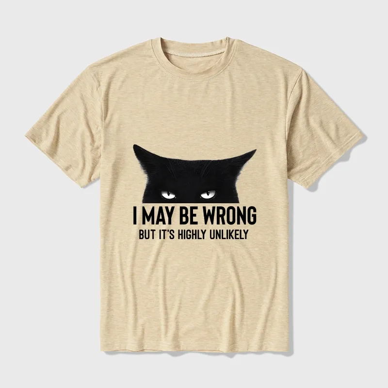 Tokyo-Tiger Cat Can Do No Wrong Cotton Blend T-Shirt