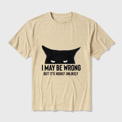Tokyo-Tiger Cat Can Do No Wrong Cotton Blend T-Shirt