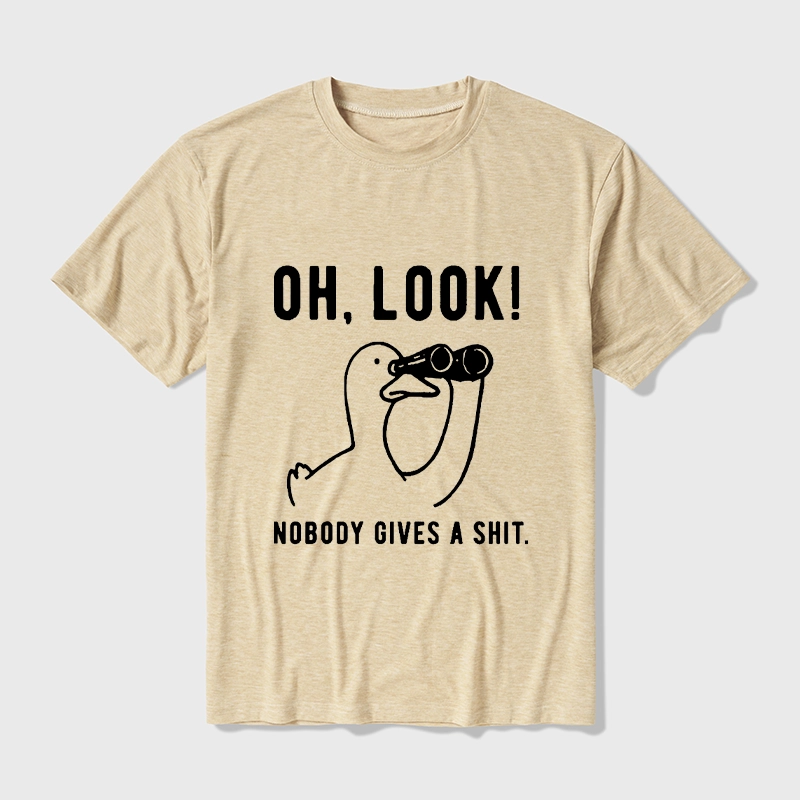 Tokyo-Tiger No One Cares About The Duck Cotton Blend T-Shirt