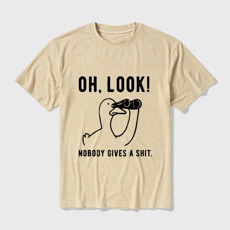 Tokyo-Tiger No One Cares About The Duck Cotton Blend T-Shirt