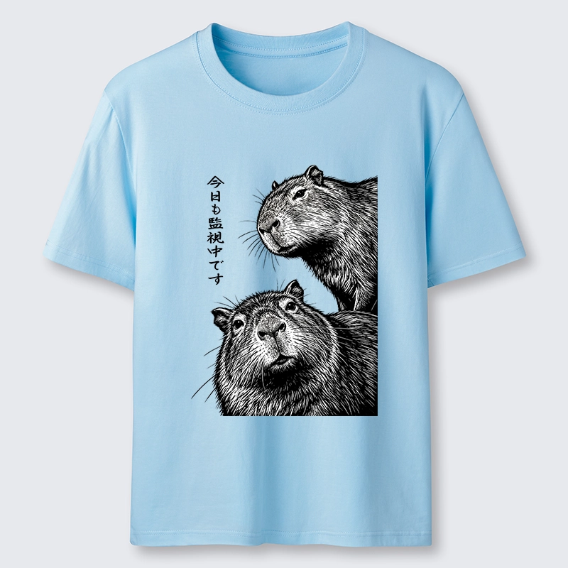 Tokyo-Tiger Capybara Surveillance Squad Classic T-Shirt