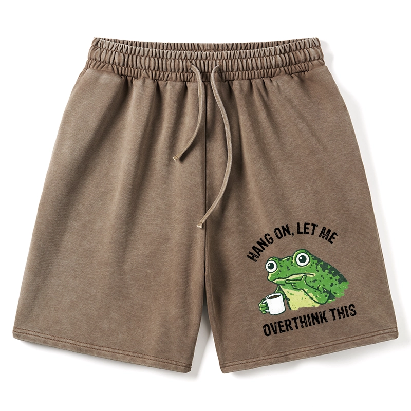 Tokyo-Tiger Overthinking Frog With Coffee Washed Shorts
