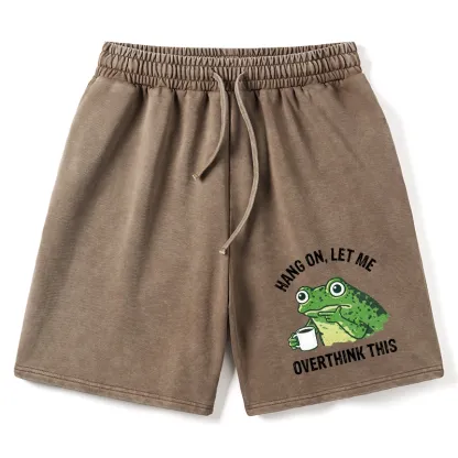 Tokyo-Tiger Overthinking Frog With Coffee Washed Shorts