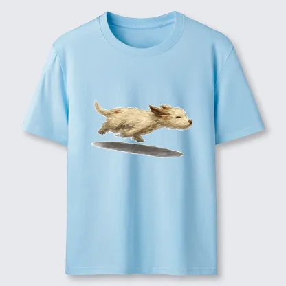 Tokyo-Tiger Happy Puppy Running Free Classic T-Shirt
