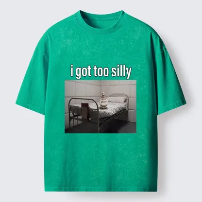 Tokyo-Tiger Duck In A Padded Room Meme Washed T-Shirt