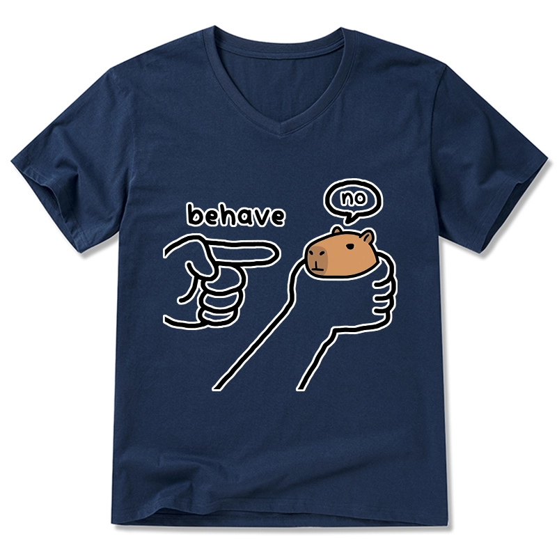 Tokyo-Tiger Dishonest Capybara V-Neck Classic T-Shirt