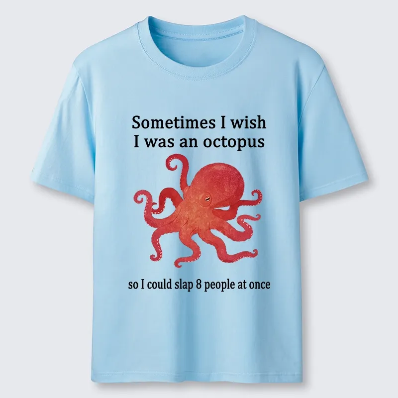 Tokyo-Tiger Octopus Dreaming Of Slapping Eight People Classic T-Shirt